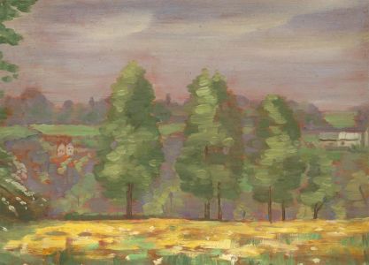 Alfred Henry Robinson Thornton NEAC (1863-1939) - 1929 Oil, From Painswick