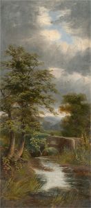 Early 20th Century Oil - River View