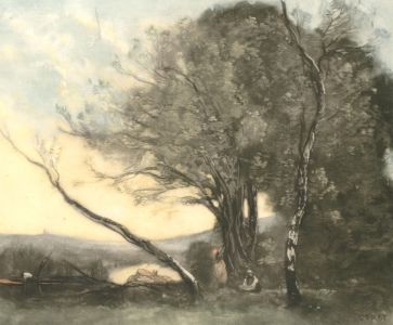 Fred Millar (fl. 1915-1923) - Signed Early 20th Century Mezzotint, Luna George
