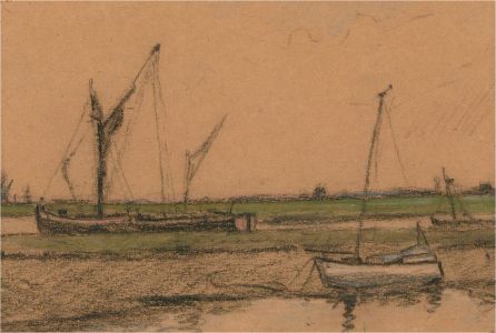 Three 1962 Charcoal Drawings - Stambridge