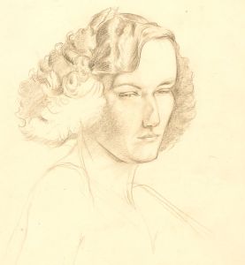Mid 20th Century Pastel - Side Gaze