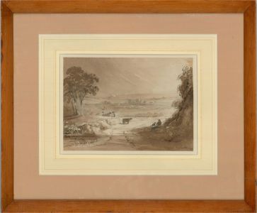 Wylde Brown - Mid 19th Century Watercolour, Resting Cattle