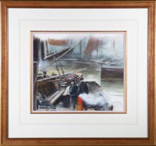 Attrib. John Scarland - 20th Century Watercolour, Harbour