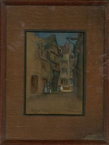 Fred Richards - Signed & Framed 1907 Pastel, Normandy Morning