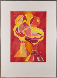 Susan Paine - 20th Century Gouache, Abstract Still Life