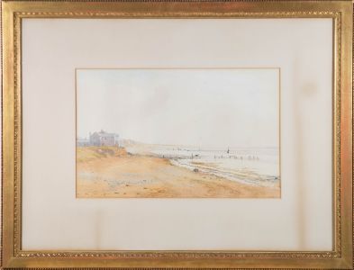 Henry Hilton (fl.1887-1888) - Signed Late 19th Century Watercolour, Cold Beach