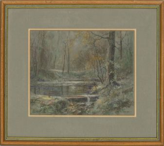 Richard Mather - 1989 Pastel, Fishpool Valley