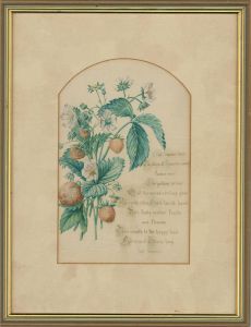 Gertrude Jones - 1888 Watercolour, An Ode To Summer