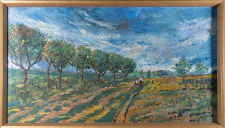 After Camille Pissarro (1830-1903) - Early 20th Century Oil, Walk In The Fields