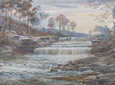 Bannister - 20th Century Oil, Lower Aysgarth Falls
