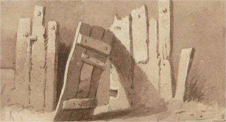 School of Peter De Wint -19th Century Watercolour, Seven Architecture Studies