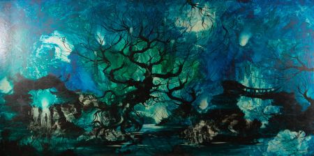 Terry Stacey - 1969 Mixed Media, Magical Woods