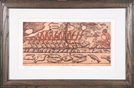 Mark Millmore - Contemporary Etching, Cattle Crossing