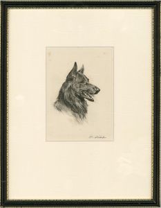 E. Rivet - Early 20th Century Etching, Alsatian