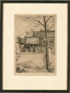 William Monk RE (1863-1937) - Late 19th Century Etching, Swiss Cottage