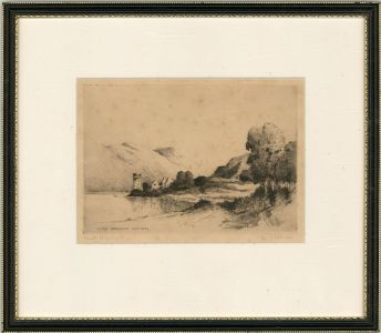 James McArdle - Signed Mid 19th Century Etching, Castle Urquhart
