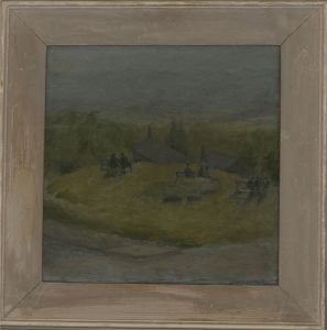 Maurice Feild (1905-1988) - Framed Early 20th Century Oil, Hilltop Views