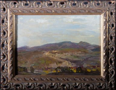 Mid 20th Century Oil - Highland Landscape