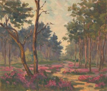 Charles Bernard - Signed Mid 20th Century Oil, The Colourful Forest