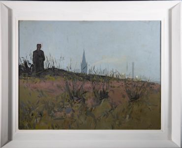 Contemporary Oil - Evening Skyline
