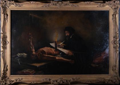 Early 20th Century Oil - The Autopsy