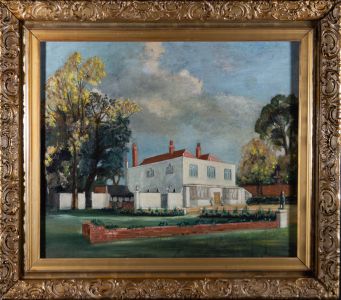 Goldsmith - Signed & Framed 1958 Oil, Manor House