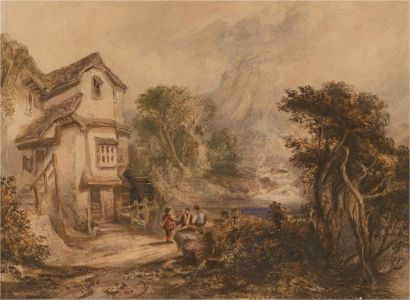 Style of David Cox Snr. (1783-1859) - Mid 19th Century Watercolour, The Cottage