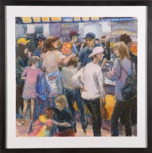 Juliet Wood - Signed & Framed 2004 Pastel, Make it Large
