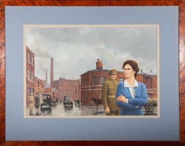 Nigel Chamberlain - 1984 Watercolour, Spinner's Wharf Original Illustration