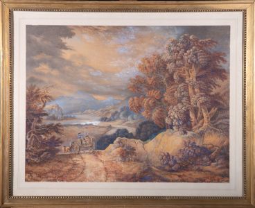 Mid 19th Century Watercolour - Loch Venachar, Scotland