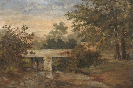 D. M. Heskin - 20th Century Oil, Rural Scene