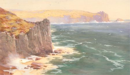 Baragwanath King (1864-1939) - Early 20th Century Watercolour, Morning Coast
