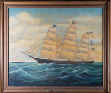 Framed Early 20th Century Oil - Andrew Jackson