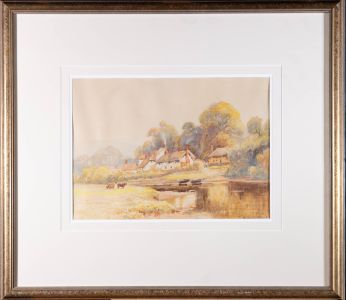 J. Kirkpatrick  (1872-1936) - Early 20th Century Watercolour, Green Pastures