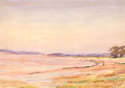 Mid 20th Century Watercolour - Evening Tide