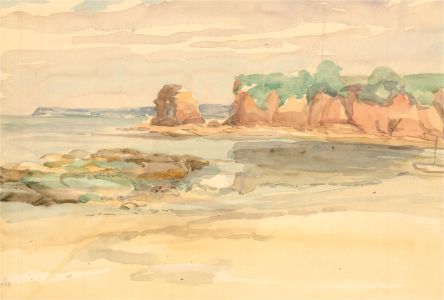 W. Firth - Mid 20th Century Watercolour, Berry Head, Torbay, Devon