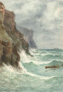 J. F. Branearn - Signed & Framed Late 19th Century Watercolour, Coast of Durham