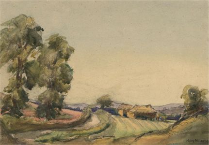 Mary Williams RWA (1911-2002) - Signed Mid 20th Century Watercolour, By the Farm