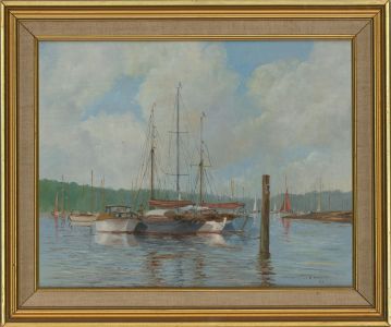 Sidney Moverly - 1987 Oil, Beaulieu River