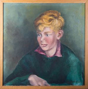 June Conning Barker - 1960 Oil, Nicholas