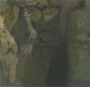 Michael Freeman (b.1936) - 1971 Oil, Dark Abstraction
