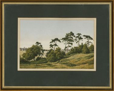 Rita Ling - Mid 20th Century Watercolour, Riverside Walk at Blythburgh