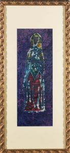 Contemporary Batik - Abstracted Figure II
