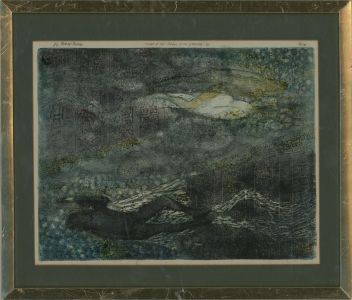 Henry-Noël Aubry (b.1954) - Signed & Framed 1978 Monotype, The Journey of Sleep