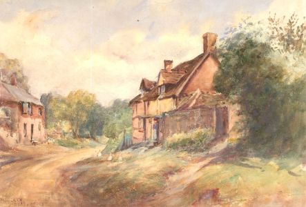 William Sleath (1867-1943) - Early 20th Century Watercolour, Didcot Village