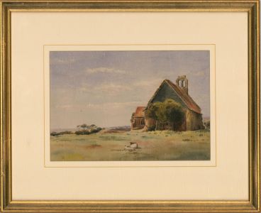 John Thomas Selwin Ibbetson (1789-1869) - Watercolour, Frinton Church