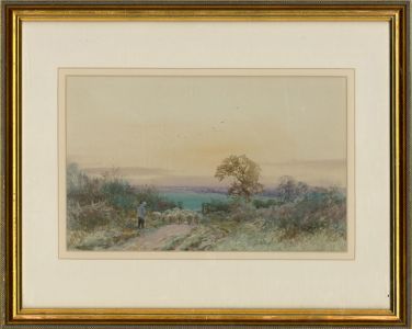 Henry Sylvester Stannard (1870 –1951) - c.1870 Watercolour, To Pastures New