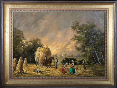 Barbara Gudrun Sibbons (b.1925) - Contemporary Oil, The Harvest