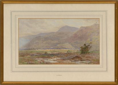 S.G. William Roscoe (1852-1922) - 1876 Watercolour, Swallow Falls, North Wales