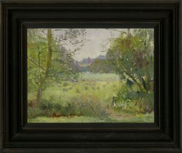 E.M. Collins - 1986 Oil, Water Meadows, Midhurst